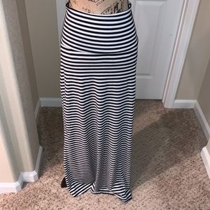 High Waisted Maxi Skirt